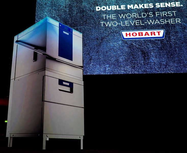 Der neue Two-Level-Washer von Hobart wurde der Branche exklusiv auf dem zweitägigen Branchenkongress Mitte Mai vorgestellt. Foto: Hobart